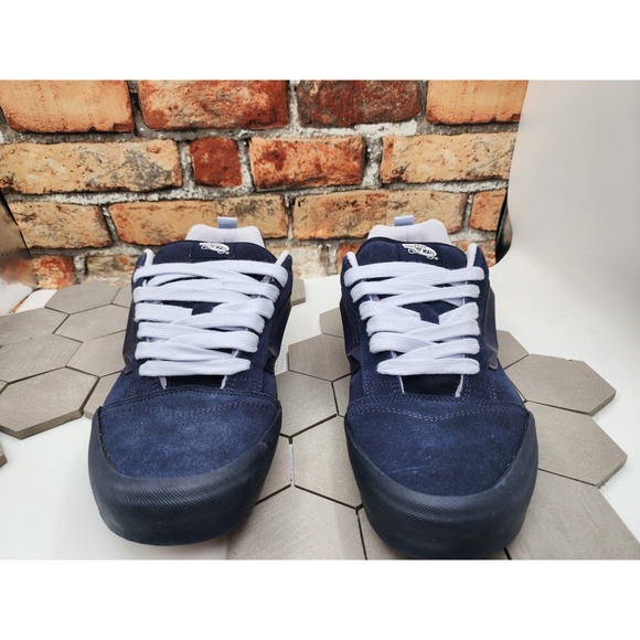 Vans‎ Utility Mono Knu Skool Skate Men Sz 13 Sneakers Shoes Navy Blue - Picture 2 of 13